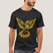 Trippy colibri t-shirt (Voorkant)
