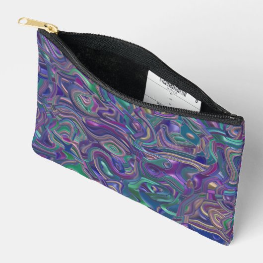Trippy Colorful 3D Swirls Etui (Open)