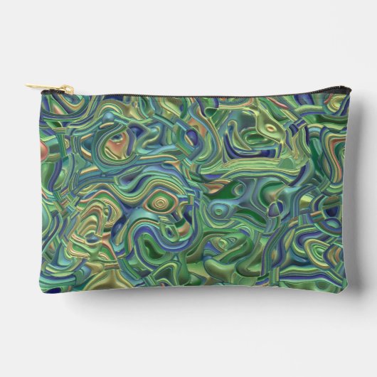 Trippy Colorful 3D Swirls Etui (Voorkant)