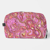 Trippy Colorful 3D Swirls Toilettasje (Voorkant)