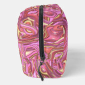 Trippy Colorful 3D Swirls Toilettasje (Rechts)
