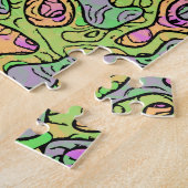 Trippy Colorful Blob Legpuzzel (Zijkant)