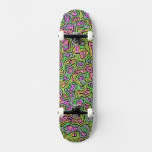 Trippy Colorful Blob Persoonlijk Skateboard (Voorkant)