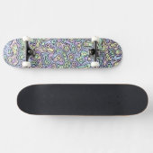 Trippy Colorful Blob Persoonlijk Skateboard (Horizontaal)