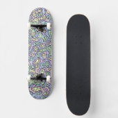 Trippy Colorful Blob Persoonlijk Skateboard (Voorkant)