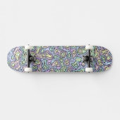 Trippy Colorful Blob Persoonlijk Skateboard (Horizontaal)