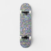 Trippy Colorful Blob Persoonlijk Skateboard (Voorkant)