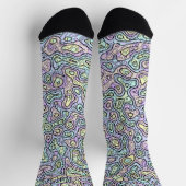Trippy Colorful Blob Socks Sokken (Top)