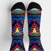 Trippy Colorful Dots Fashion Socks Sokken (Top)