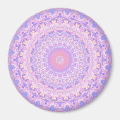 Trippy Colorful Intricate Boho Mandala Magneet (Voorkant)