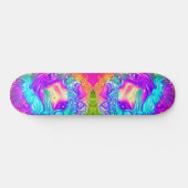 Trippy Cubed Persoonlijk Skateboard (Horizontaal)