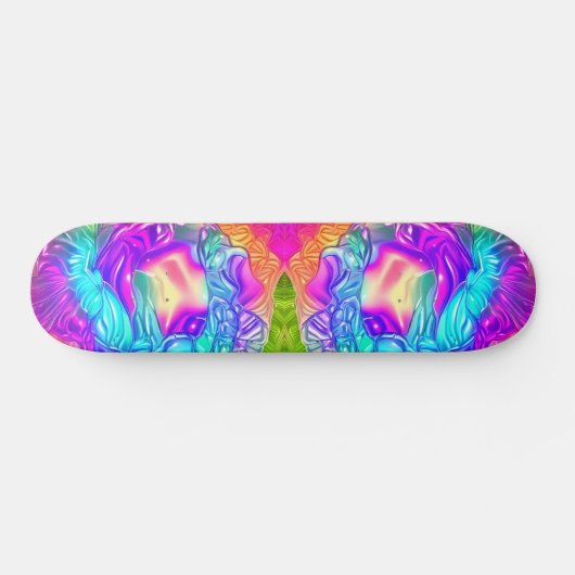 Trippy Cubed Persoonlijk Skateboard (Horizontaal)
