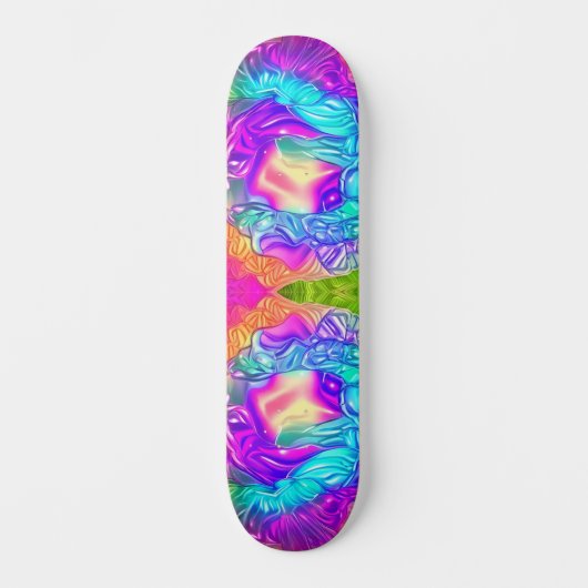 Trippy Cubed Persoonlijk Skateboard (Voorkant)