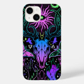 Trippy Deer Skull Case-Mate iPhone Case (Achterkant)