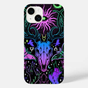 Trippy Deer Skull Case-Mate iPhone 14 Hoesje