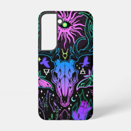 Trippy Deer Skull Samsung Galaxy Hoesje