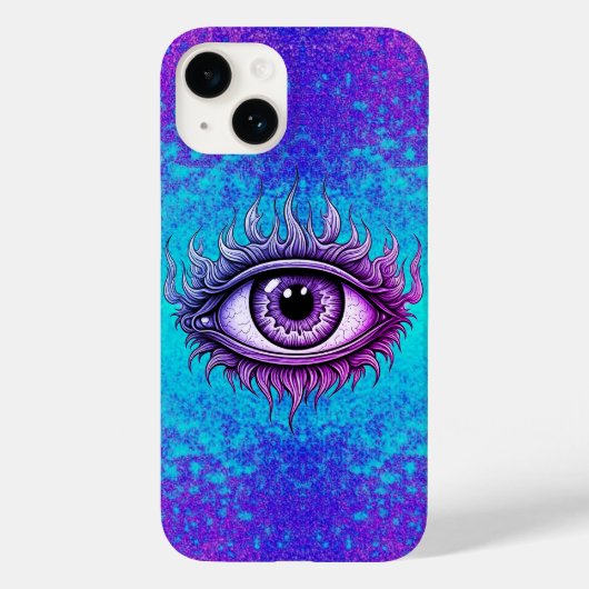 Trippy Derde Oog iPhone Case (Achterkant)