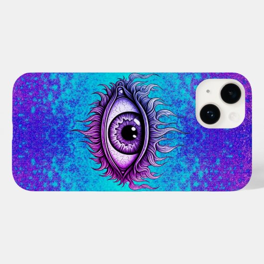 Trippy Derde Oog iPhone Case (Achterkant (horizontaal))