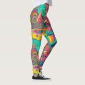 trippy-dino leggings (Rechts)