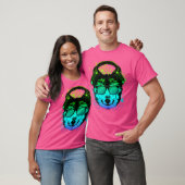 Trippy DJ Edm Techno House Wolves Psychedelic Wolf T-shirt (Unisex)
