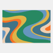 Trippy Dream Retro Abstract multi-kleurenpatroon Inpakpapier Vel (Voorkant 2)