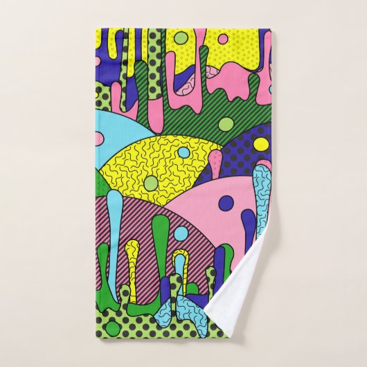 Trippy Drippy Bad Handdoek (Handdoek)