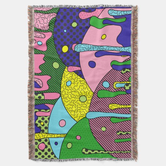 Trippy Drippy Deken (Voorkant Verticaal)