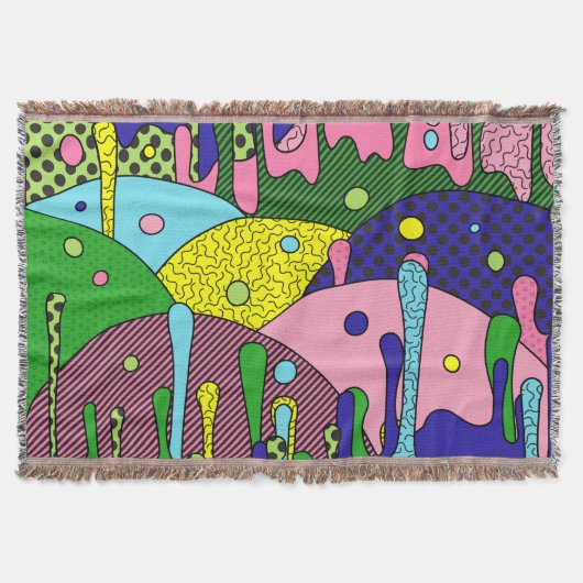 Trippy Drippy Deken (Voorkant)