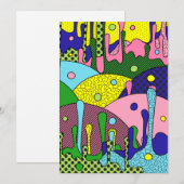 Trippy Drippy Feestdagenkaart (Voorkant / Achterkant)