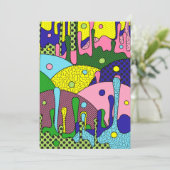 Trippy Drippy Feestdagenkaart (Staand voorkant)