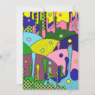 Trippy Drippy Feestdagenkaart