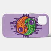 Trippy Drippy Frog Yin Yang Case-Mate iPhone Case (Achterkant (horizontaal))