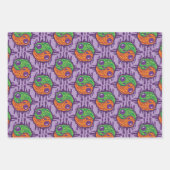 Trippy Drippy Frog Yin Yang Inpakpapier Vel (Voorkant 2)