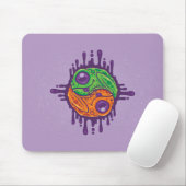 Trippy Drippy Frog Yin Yang Muismat (Met muis)