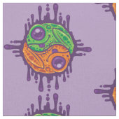 Trippy Drippy Frog Yin Yang Stof (Close Up)