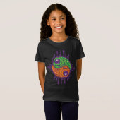 Trippy Drippy Frog Yin Yang T-shirt (Voorkant volledig)