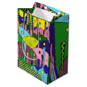 Trippy Drippy Medium Cadeauzakje (Voorkant Gekanteld)