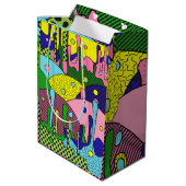 Trippy Drippy Medium Cadeauzakje (Achterkant Gekanteld)