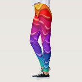Trippy Drippy Rainbow Pride Leggings (Links)