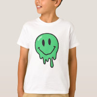 Trippy Druipende Groene Smeltende Smiley Gezicht E