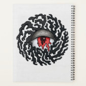 Trippy Eye met tentakels - Trippy Surrealistische Planner (Achterkant)