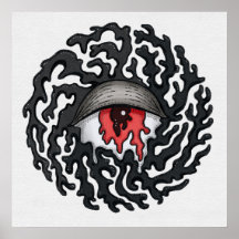 Trippy Eye met tentakels - Trippy Surrealistische