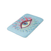 Trippy Eye Psychedelic Art Badmat (Gekanteld)