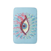 Trippy Eye Psychedelic Art Badmat (Voorkant Verticaal)