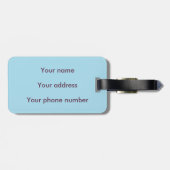 Trippy Eye Psychedelic Art Bagagelabel (Achterkant horizontaal)