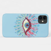 Trippy Eye Psychedelic Art Case-Mate iPhone Case (Achterkant (horizontaal))