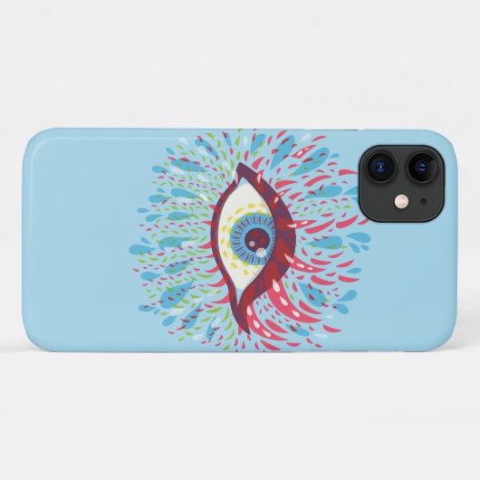 Trippy Eye Psychedelic Art Case-Mate iPhone Case (Achterkant (horizontaal))