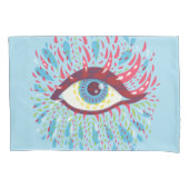 Trippy Eye Psychedelic Art Kussensloop (Voorkant)