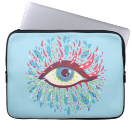 Trippy Eye Psychedelic Art Laptop Sleeve