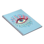 Trippy Eye Psychedelic Art Notitieboek (Rechterzijde)